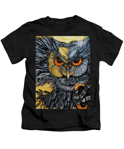 Un Great Horned Owl - Kids T-Shirt