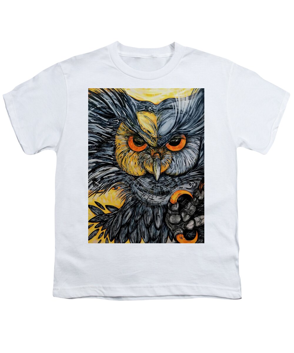 Un Great Horned Owl - Youth T-Shirt