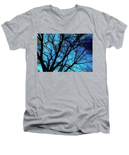 Winter Branch - Men's V-Neck T-Shirt
