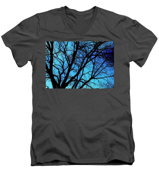 Winter Branch - Men's V-Neck T-Shirt