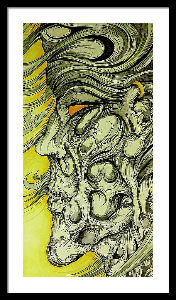 Yellow Eye - Framed Print