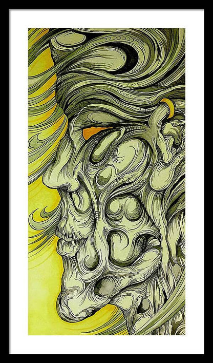 Yellow Eye - Framed Print