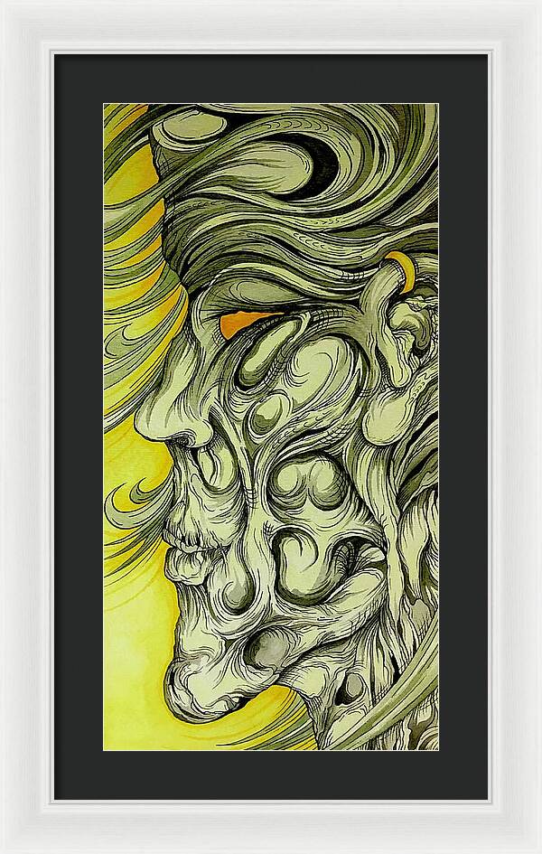 Yellow Eye - Framed Print