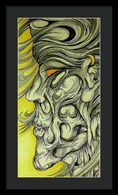 Yellow Eye - Framed Print