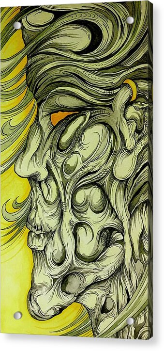 Yellow Eye - Acrylic Print
