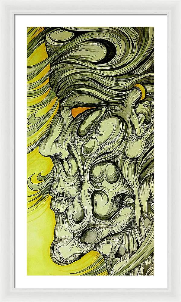 Yellow Eye - Framed Print