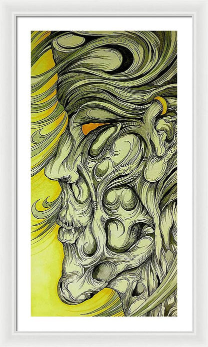 Yellow Eye - Framed Print