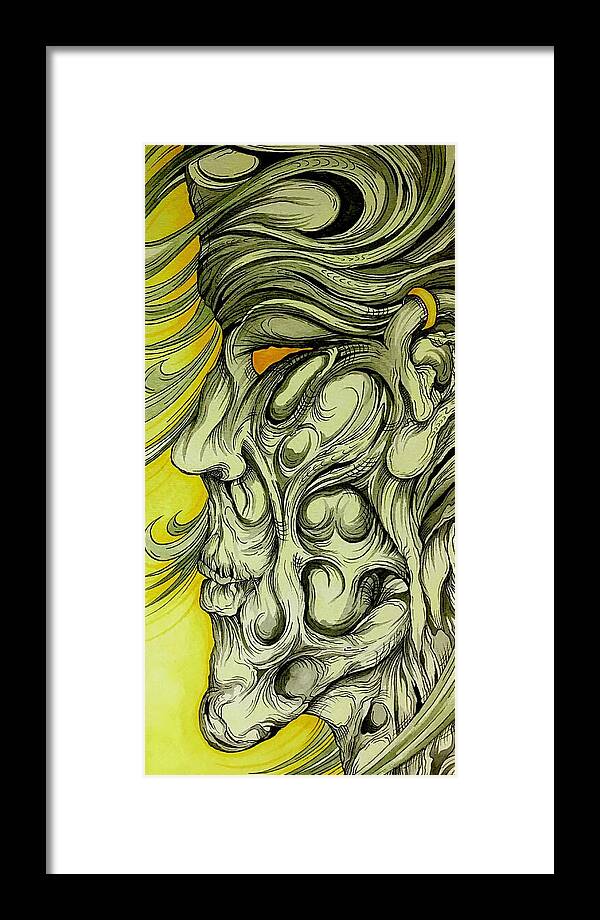 Yellow Eye - Framed Print