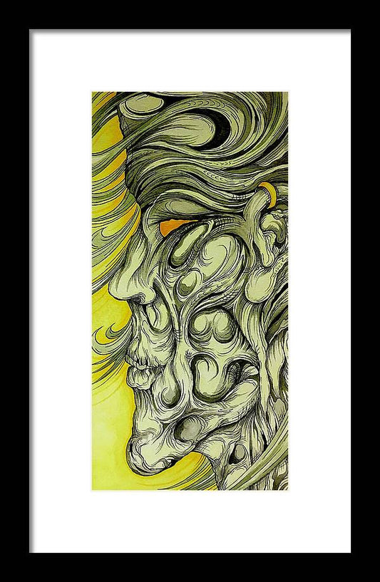 Yellow Eye - Framed Print