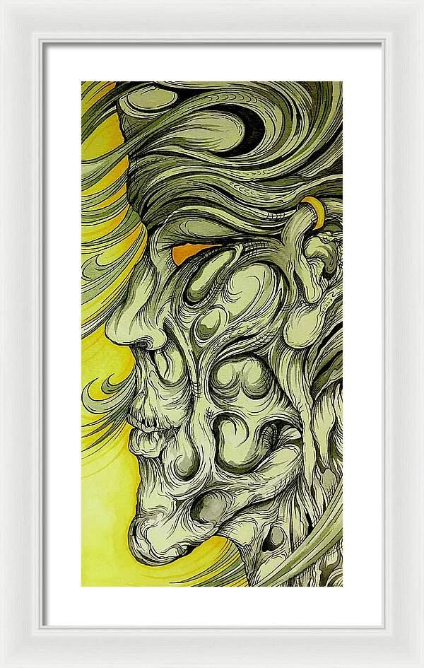 Yellow Eye - Framed Print