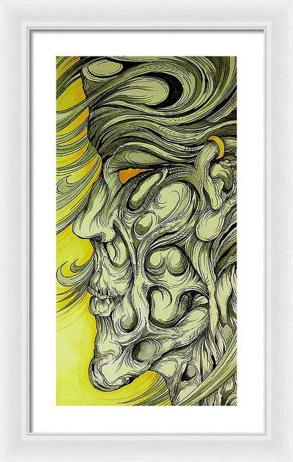 Yellow Eye - Framed Print