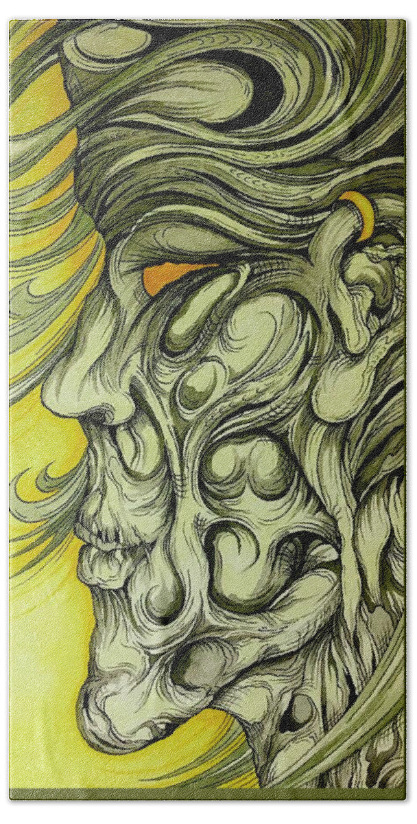 Yellow Eye - Beach Towel