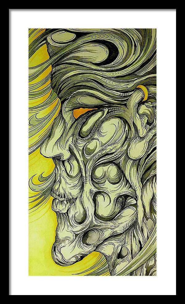 Yellow Eye - Framed Print
