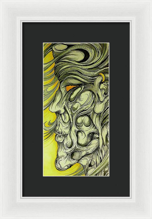 Yellow Eye - Framed Print