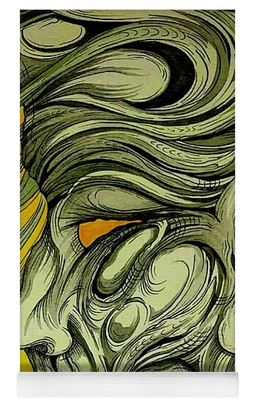 Yellow Eye - Yoga Mat