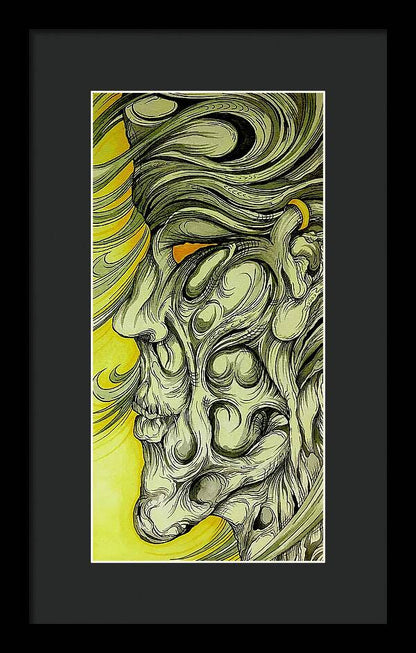 Yellow Eye - Framed Print