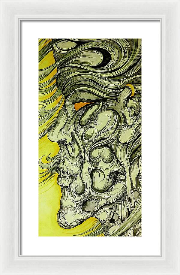 Yellow Eye - Framed Print