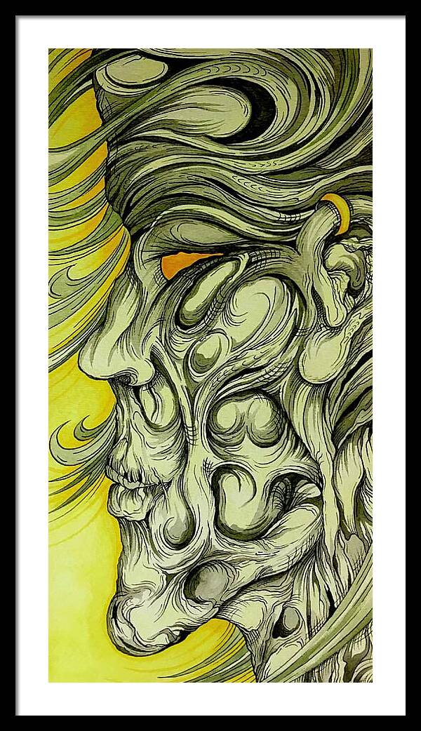 Yellow Eye - Framed Print