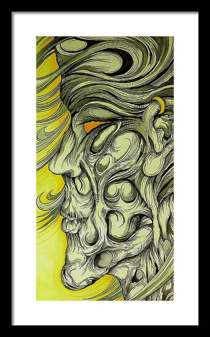 Yellow Eye - Framed Print