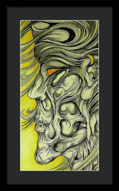 Yellow Eye - Framed Print
