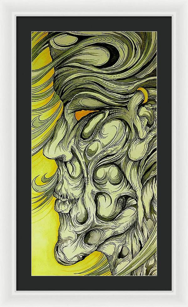 Yellow Eye - Framed Print