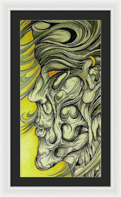 Yellow Eye - Framed Print