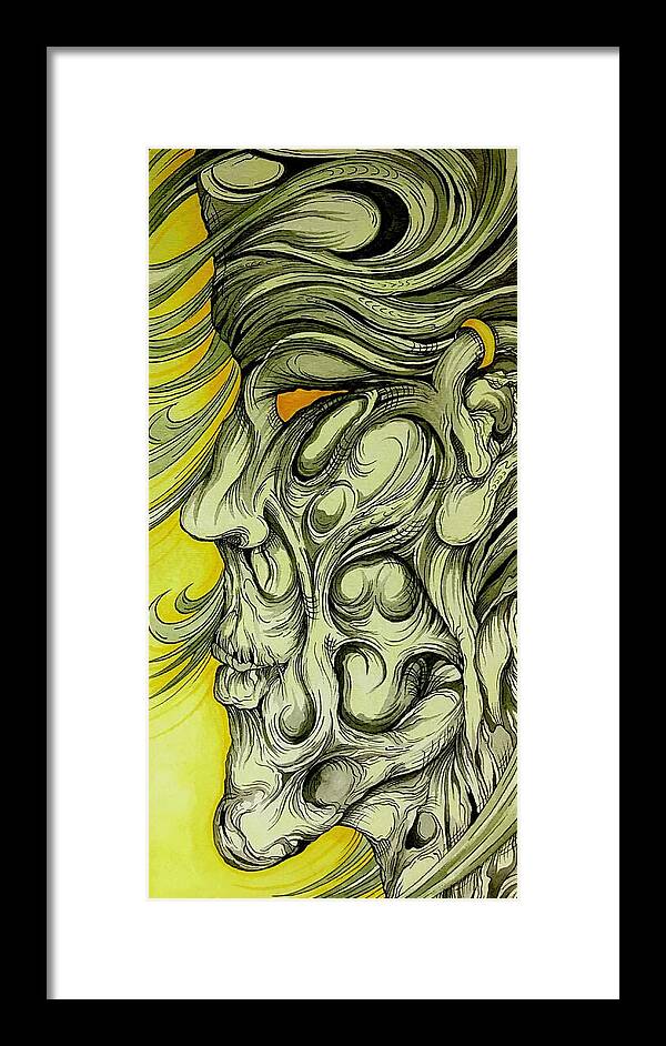 Yellow Eye - Framed Print