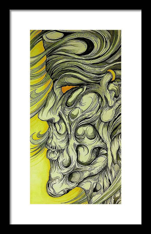 Yellow Eye - Framed Print