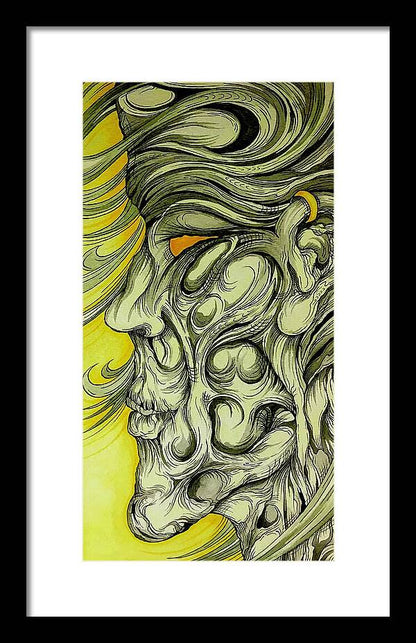 Yellow Eye - Framed Print
