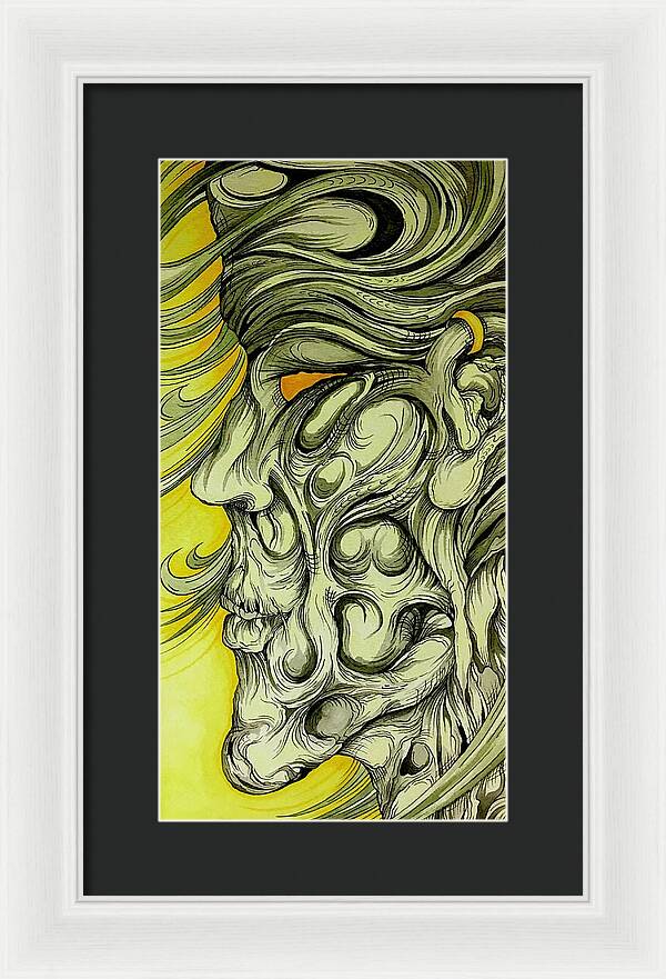 Yellow Eye - Framed Print