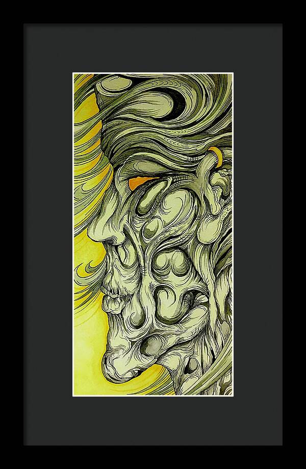 Yellow Eye - Framed Print