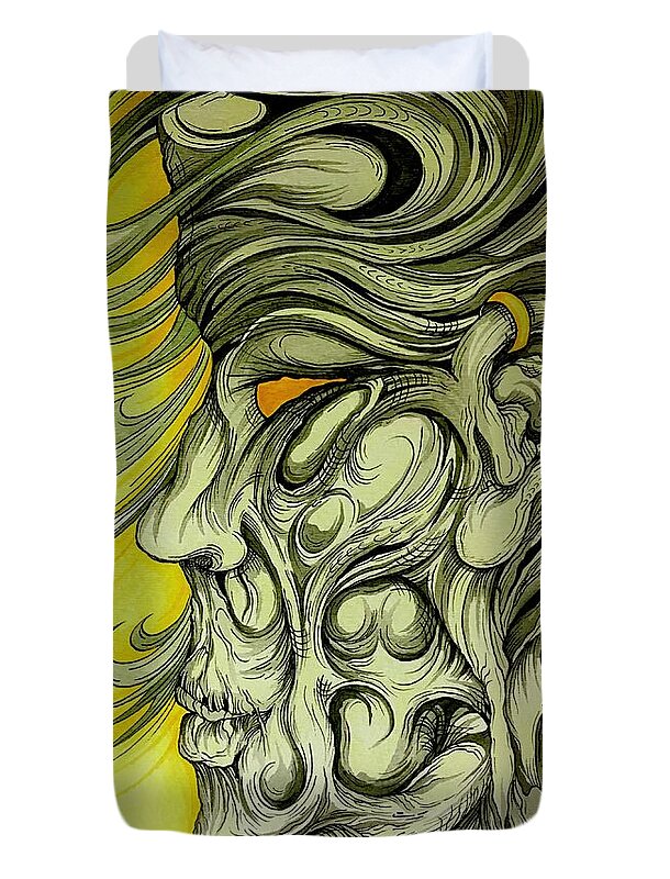 Yellow Eye - Duvet Cover