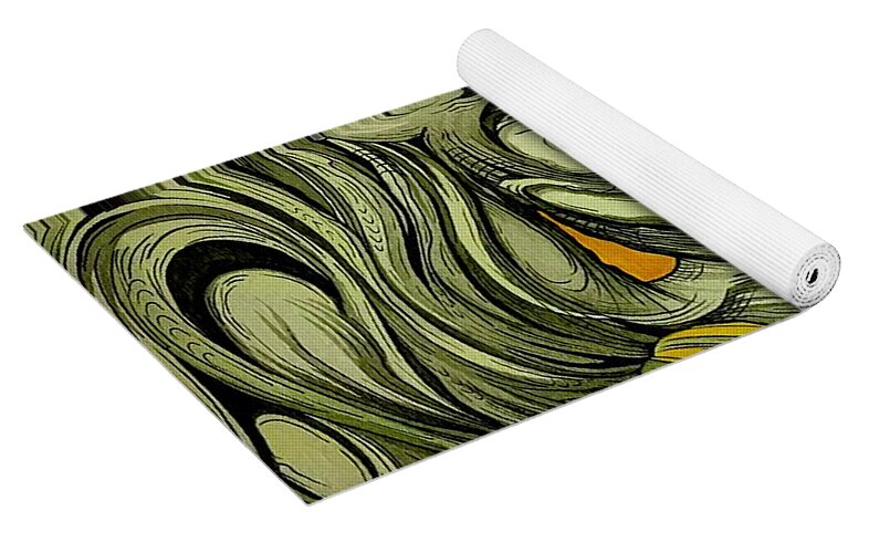 Yellow Eye - Yoga Mat