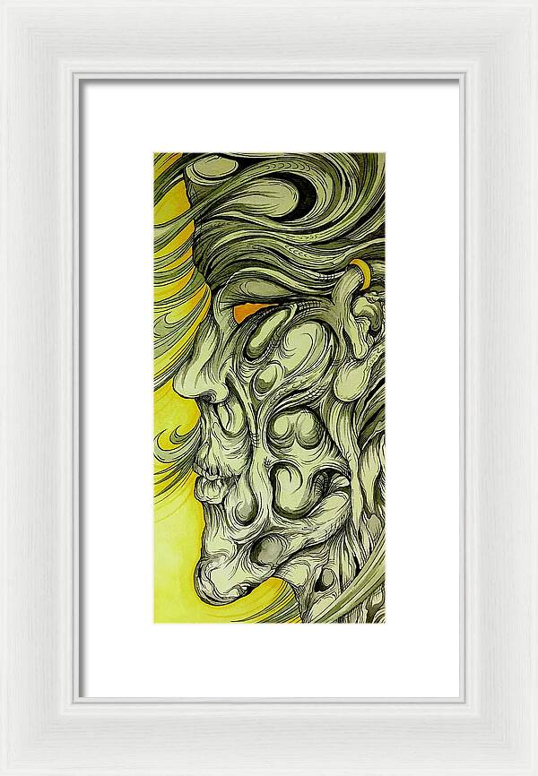 Yellow Eye - Framed Print
