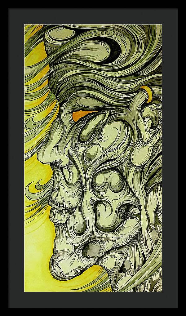 Yellow Eye - Framed Print