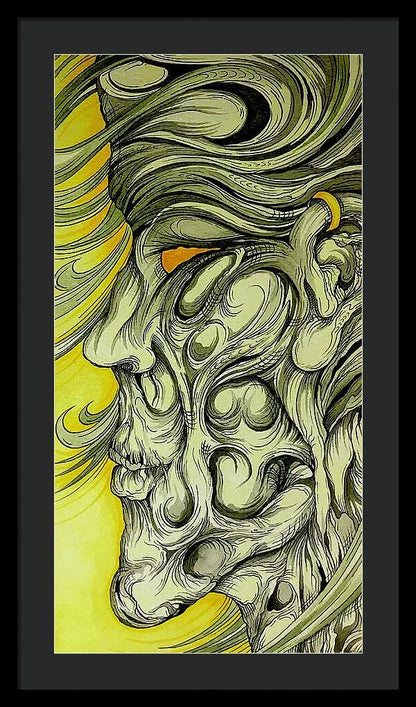 Yellow Eye - Framed Print
