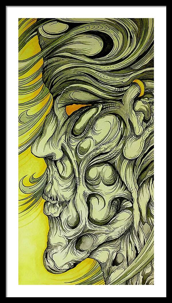 Yellow Eye - Framed Print