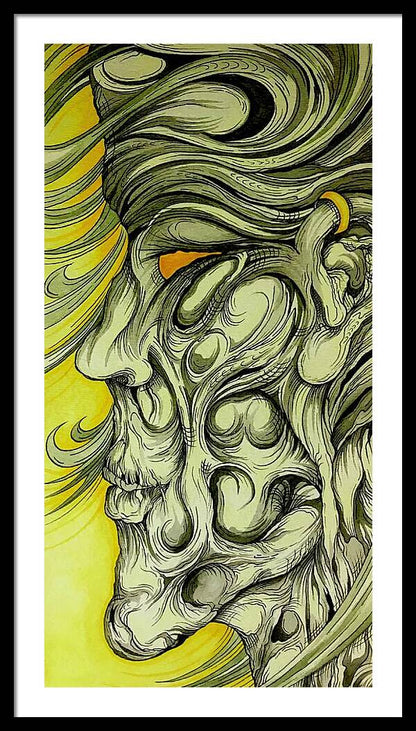 Yellow Eye - Framed Print