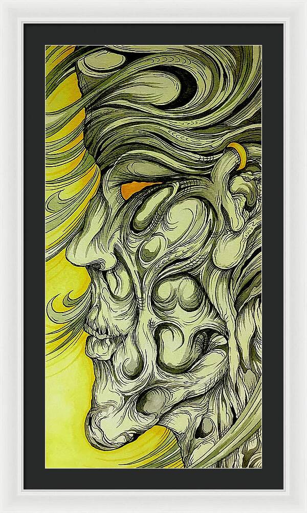 Yellow Eye - Framed Print