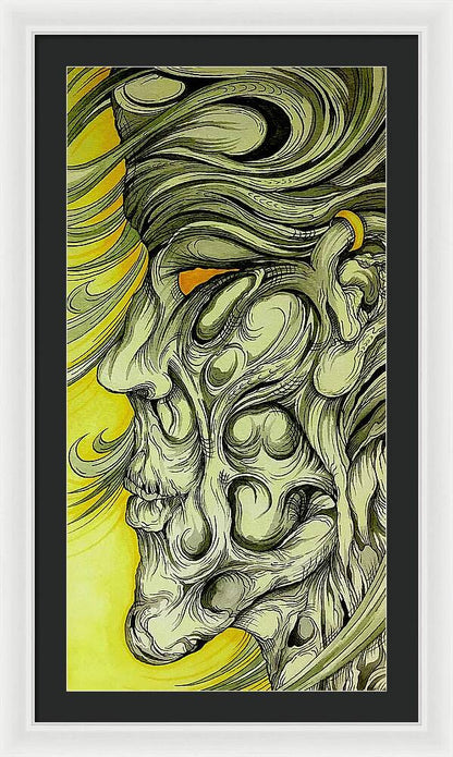 Yellow Eye - Framed Print