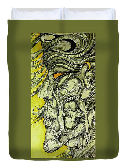 Yellow Eye - Duvet Cover