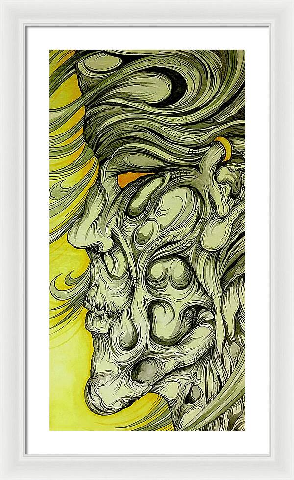 Yellow Eye - Framed Print