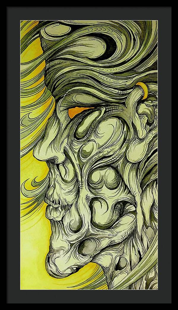 Yellow Eye - Framed Print