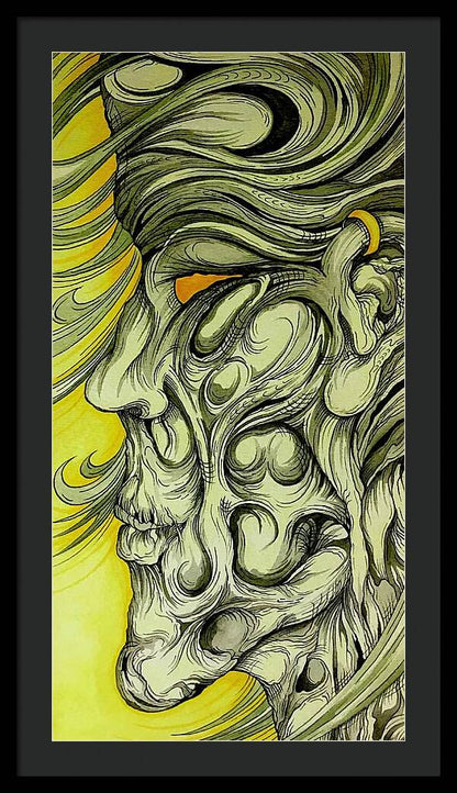 Yellow Eye - Framed Print