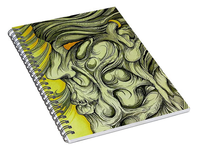 Yellow Eye - Spiral Notebook