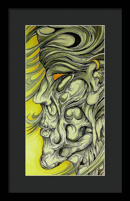 Yellow Eye - Framed Print
