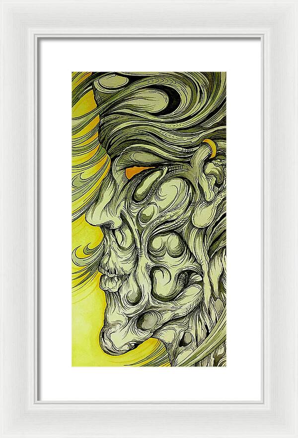 Yellow Eye - Framed Print