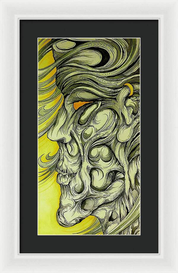 Yellow Eye - Framed Print