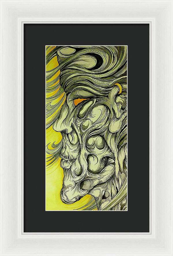 Yellow Eye - Framed Print