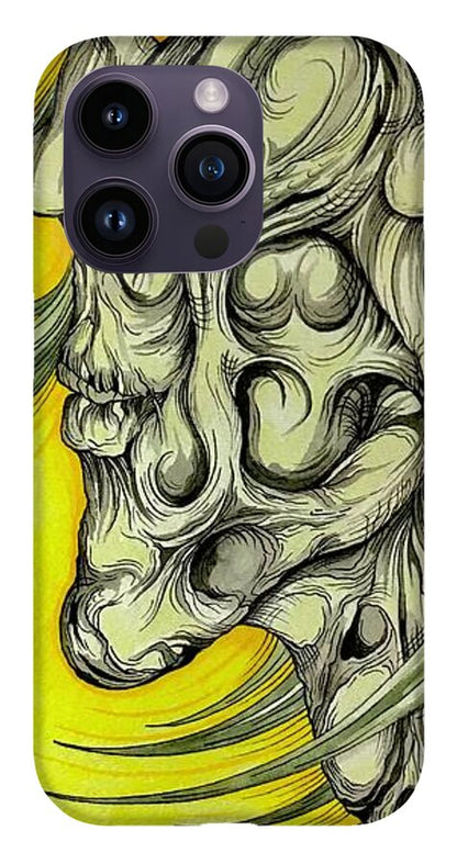 Yellow Eye Neck - Phone Case